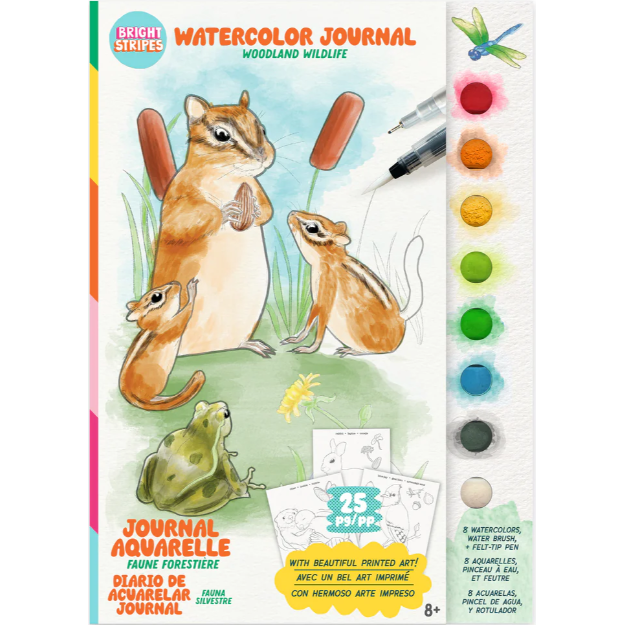 Watercolor Journal Forest Fauna