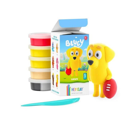 Hey Clay Claymates Bluey Lucky