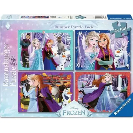 Disney Frozen 4x100 Puzzle Pack