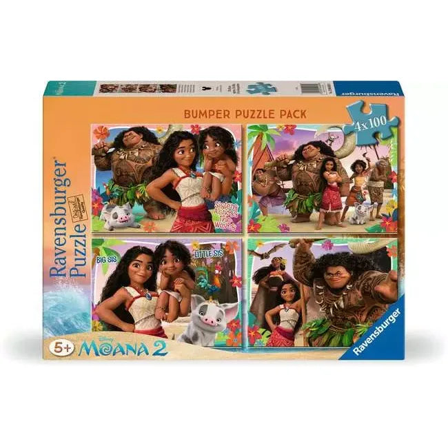 Moana 2 4x100 Puzzle Pack