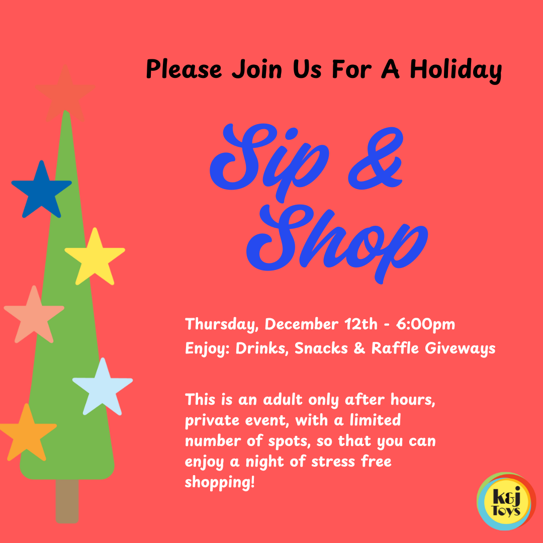 Sip & Shop - Thursday December 12th!