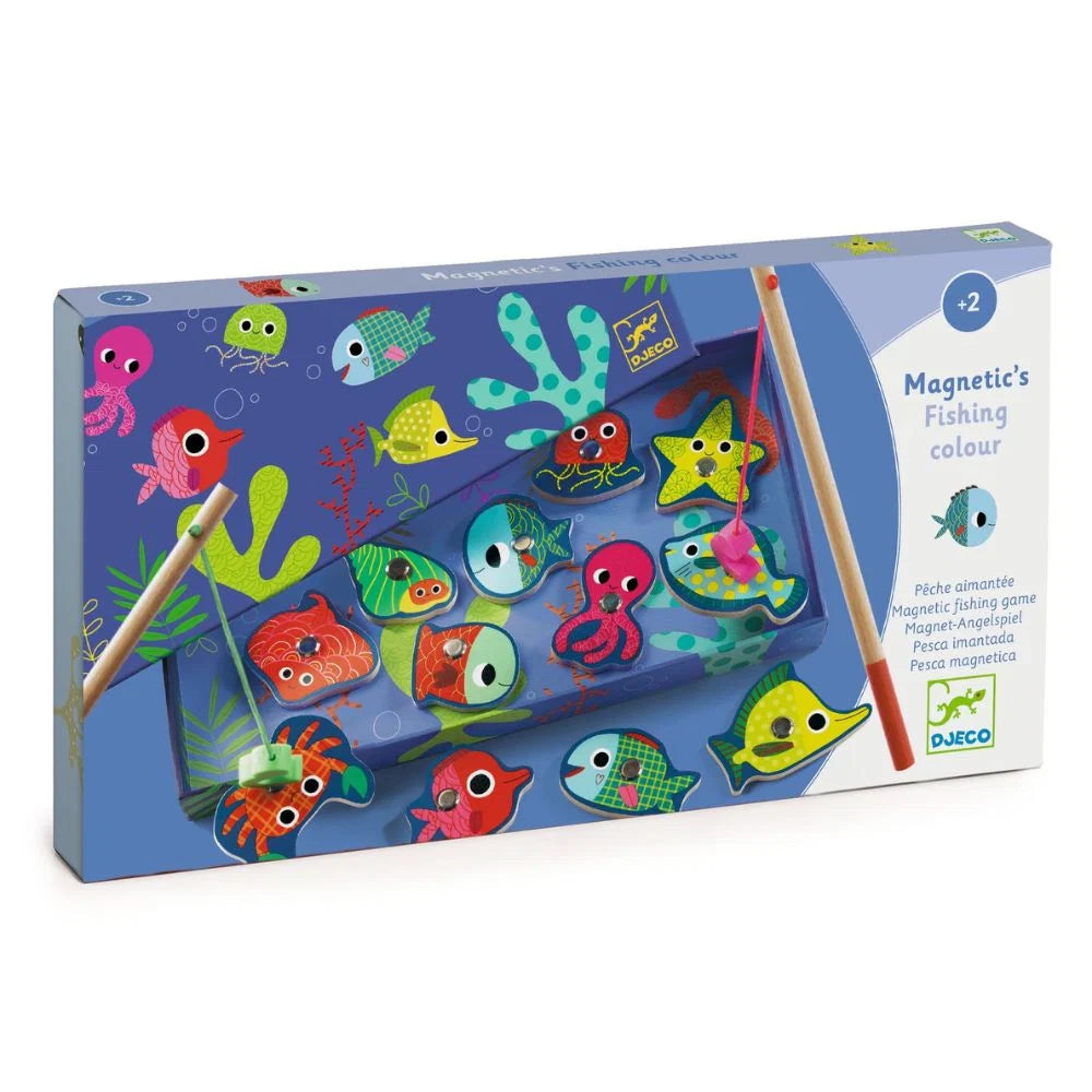 Djeco Magnetic Fishing Game - Fishing Colour