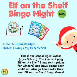 Elf on the Shelf - Bingo Night 