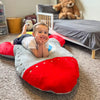 Fluffy Floor Cushion Jumbo Rocket Ship
