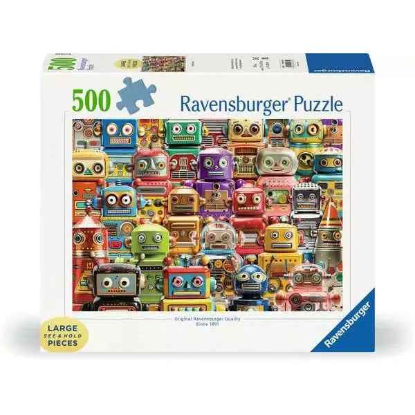 Retro Robots - 500 pc Puzzle