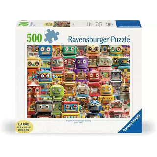 Retro Robots - 500 pc Puzzle 