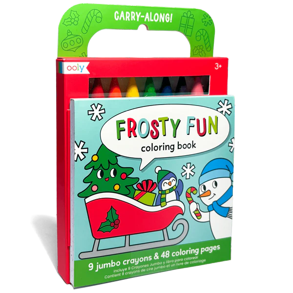 Carry-Along! Coloring Book and Crayon Set - Frosty Fun