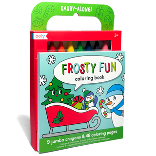 Carry-Along! Coloring Book and Crayon Set - Frosty Fun 