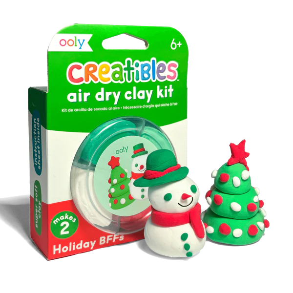 Creatibles Mini Air Dry Clay Kit - Holiday BFFs