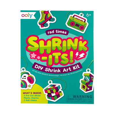 Shrink-Its! Mini DIY Shrink Art Kit Rad Times