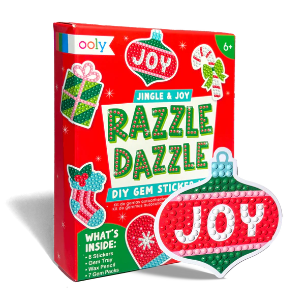 Razzle Dazzle Mini DIY Gem Sticker Kit - Jingle & Joy