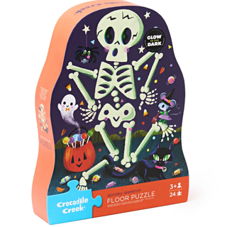 24 pc Shaped Box Spooky Skeleton Puzzle 