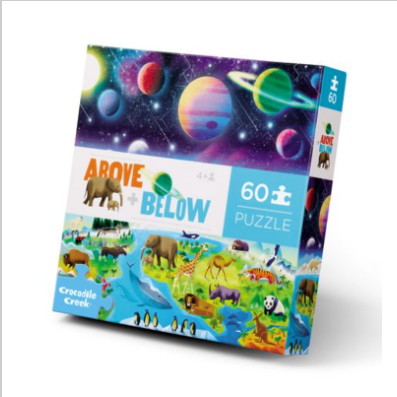 60 Pc Boxed Puzzle Above & Below/ Earth & Space