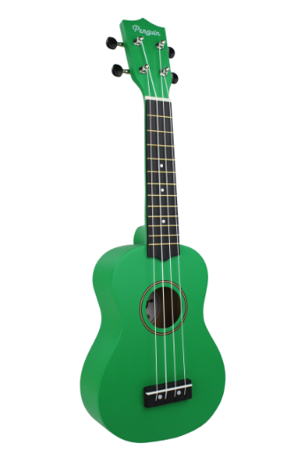 Amahi Penguin Ukulele - Shamrock Green