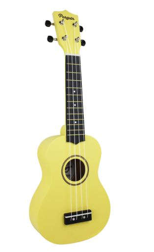 Amahi Penguin Ukulele - Butter Yellow 
