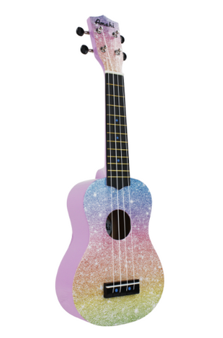 Amahi Ukelele - Rainbow Glitter 