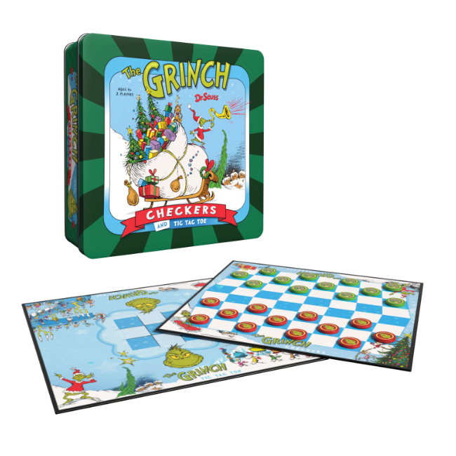 The Grinch Checkers & Tic Tac Toe