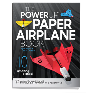 POWER UP Paper Airplane Book 