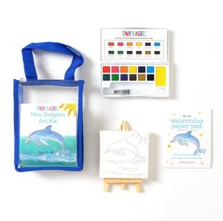 Tiny Easel Mini Dophin Art Kit 