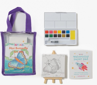 Tiny Easel Mini Butterfly Art Kit 