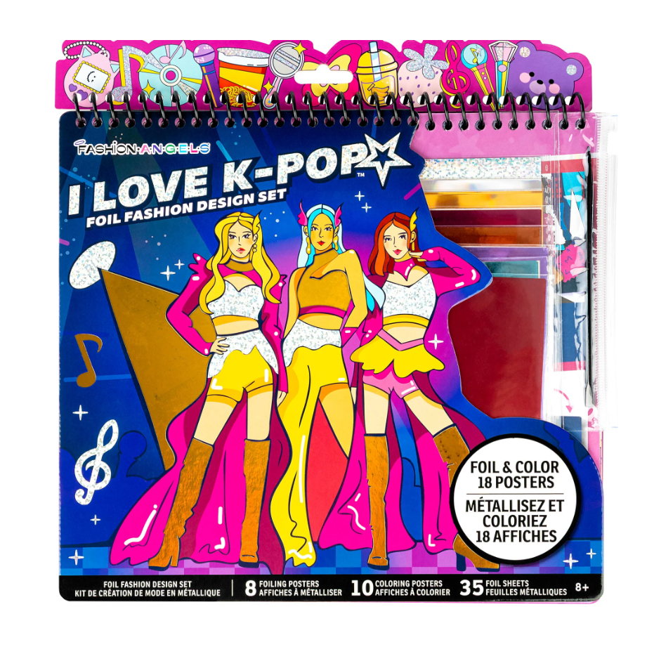 K-POP Foil Fashion Design Portfolio