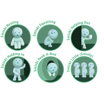 SMISKI Mini Figures Toilet Series