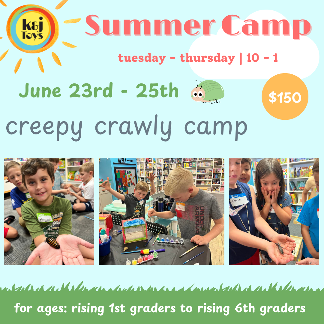 Summer Camp 2026 Week 3 (6/23-6/25 ) Creepy Crawly