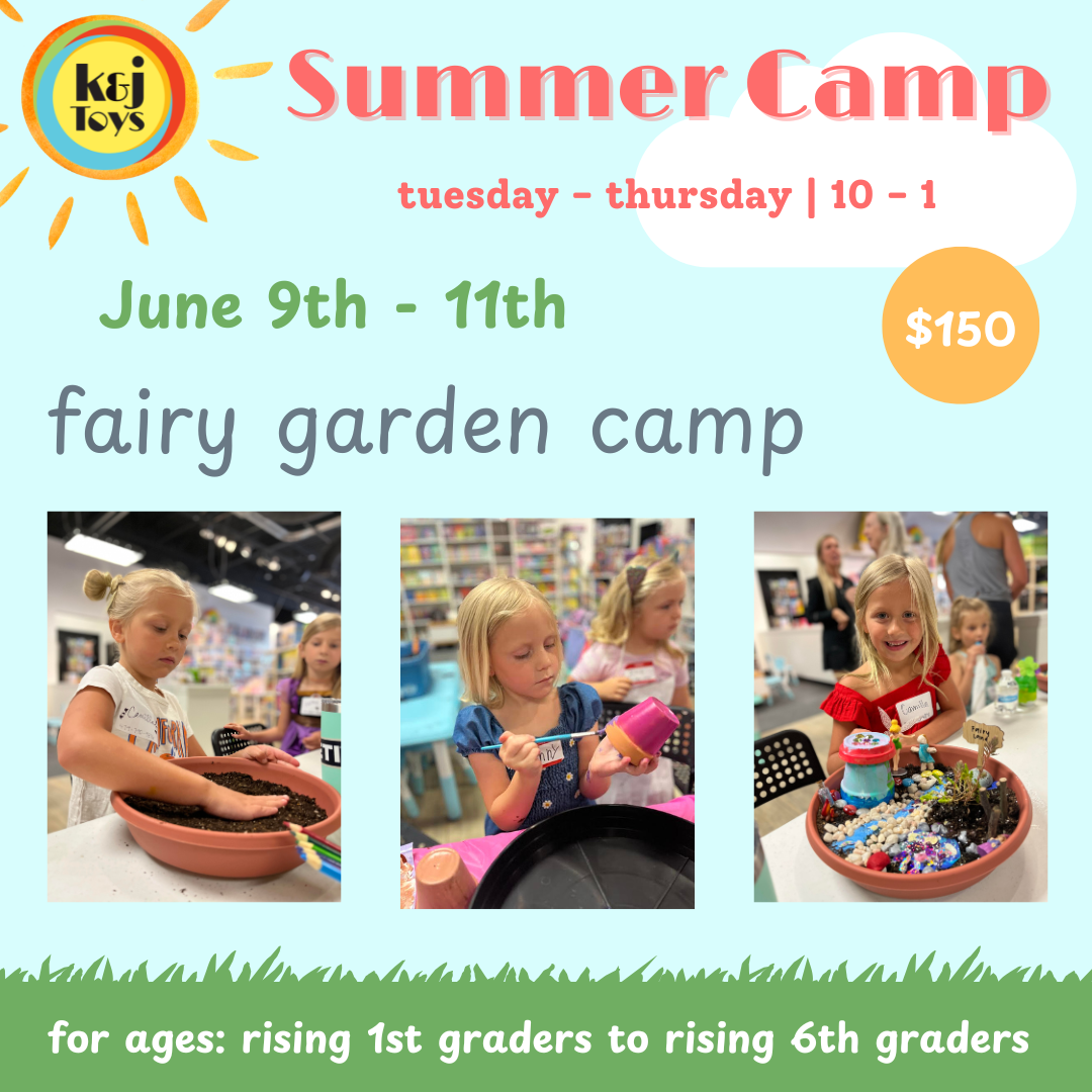 Summer Camp 2026 Week 1 (6/9-6/11 ) Fairy Garden