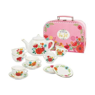 My Porcelain Tea Set w/ Carry Case 