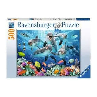 Dolphins in the Coral Reef 500 pc Puzzle 