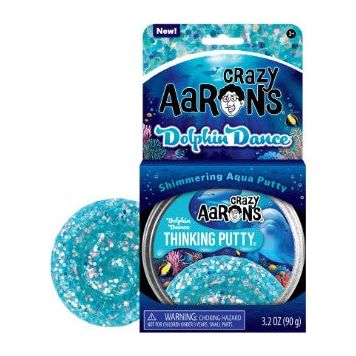 Crazy Aaron's Trendsetters Thinking Putty Dolphin Dance