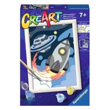 CreArt Painting 5x7 Space Explorer