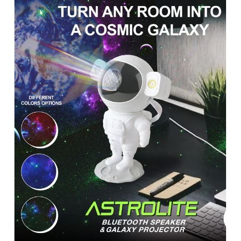 Astronaut - LED Projector & Bluetooth Speaker