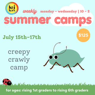 Summer Camp Week 7 (7/15-7/17) - Creepy Crawly Camp 