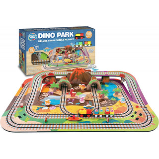 Dino Park Train Puzzle Deluxe 