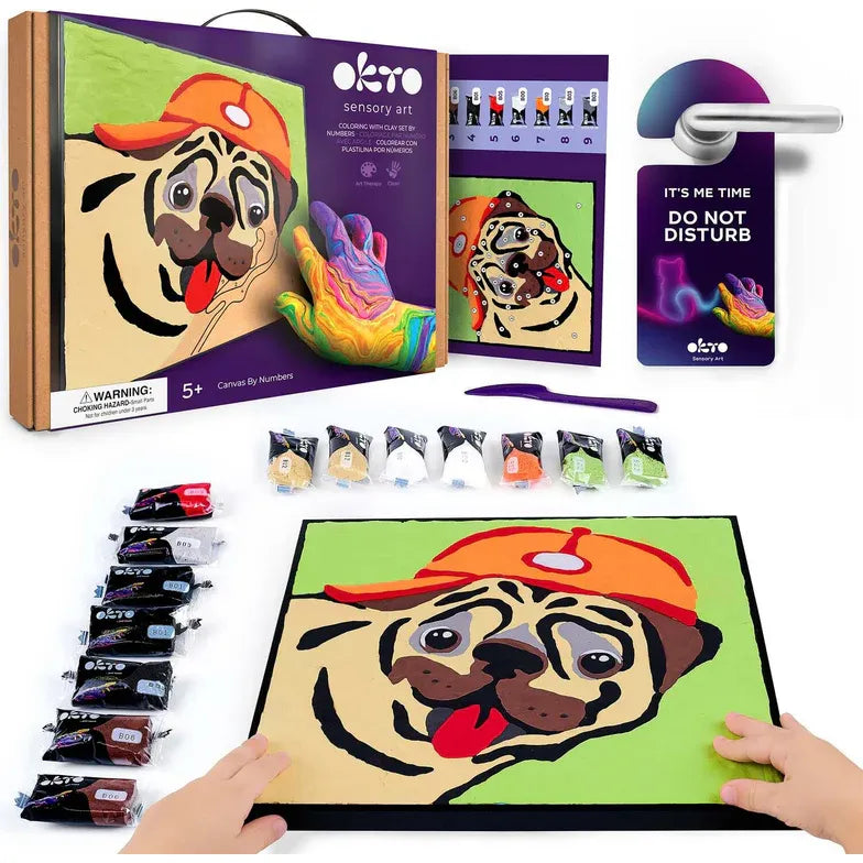 Painting By Numbers - Pug