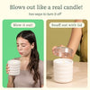 Flamesless Candle Diffuser - Bubble (Cream)
