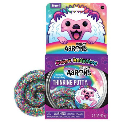 Crazy Aaron's Thinking Putty Pets Happy Hedgehog
