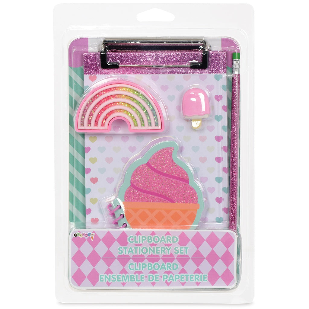 Iscream Clipboard Stationary Set Cover