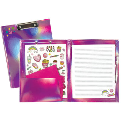 Iscream Clipboard Pink Holographic
