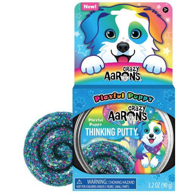 Crazy Aaron's Thinking Putty Pets Playful Puppy