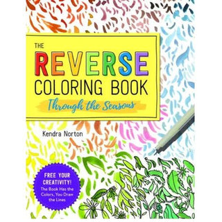 Reverse Coloring Book: Through the Seasons 