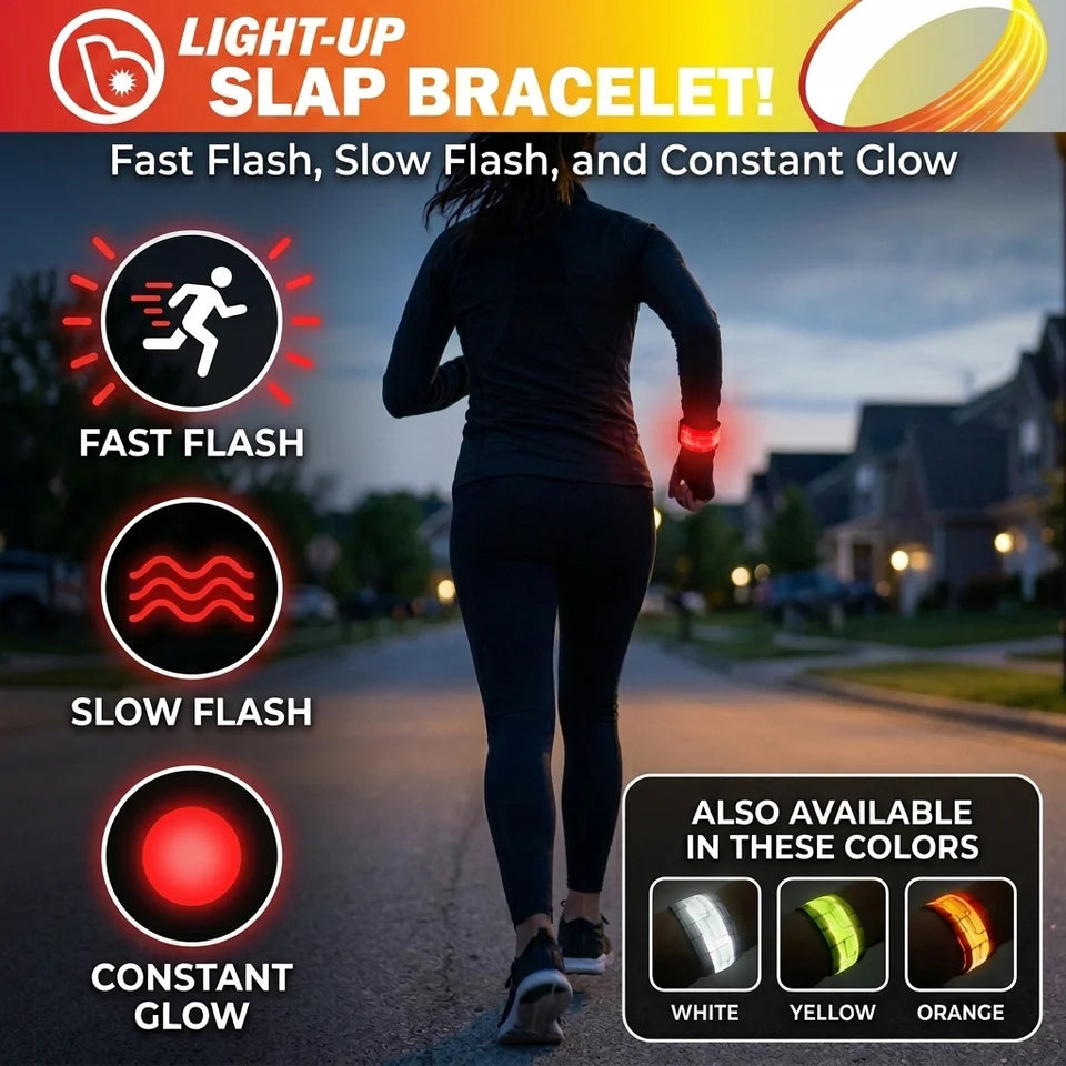 LED Lighted Slap Bracelet