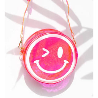 Handbag - Jelly Pink Smiley 