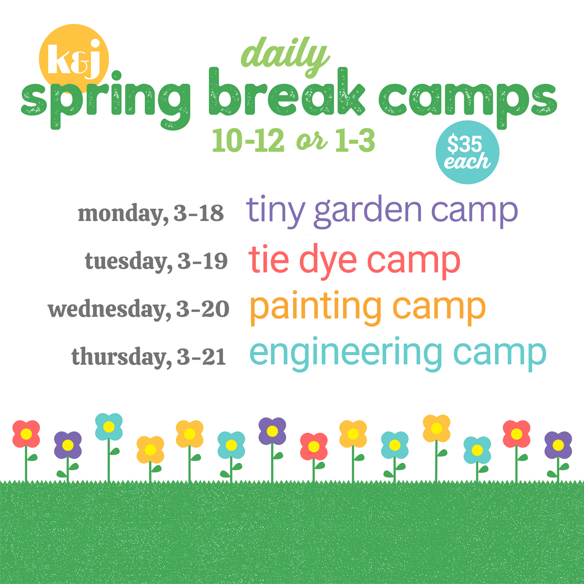 Spring Break 2024 - Engineering Camp, Thursday 3/21 Cover