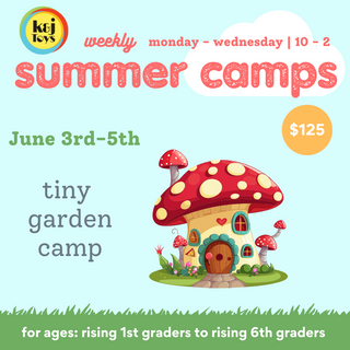 Summer Camp Week 1 (6/3-6/5) - Tiny Garden Camp 