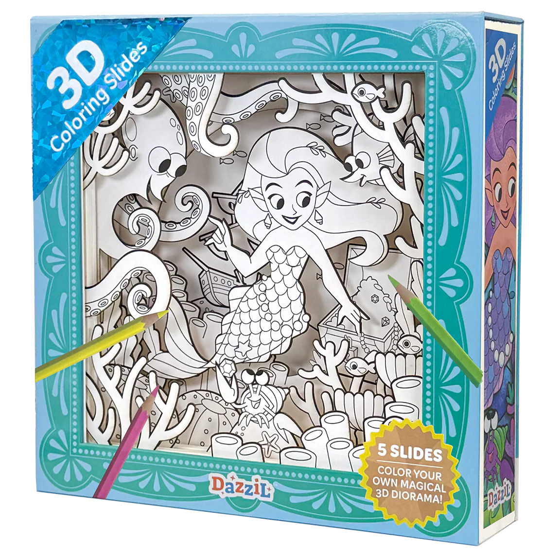 3D Coloring - Mermaid