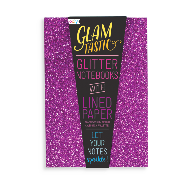 Glamtastic Glitter Notebooks: Set of 3 Cover