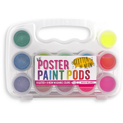 Lil' Poster Paint Pods Neon & Glitter