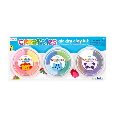 Creatibles DIY Air-Dry Clay Kit 12 Colors